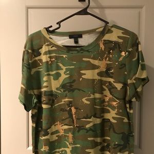 J. Crew Camouflage Tee